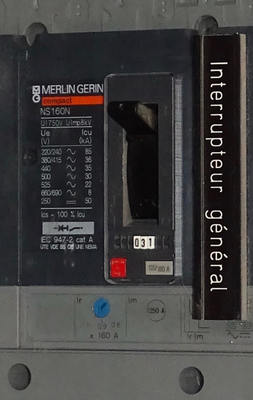 TDG L102  Disjoncteur General   Compact NS160N   3