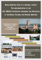 International Conference: The Implementation of the 1972 UNESCO Convention Concerning the Protection of the World Cultural and Natural Heritage