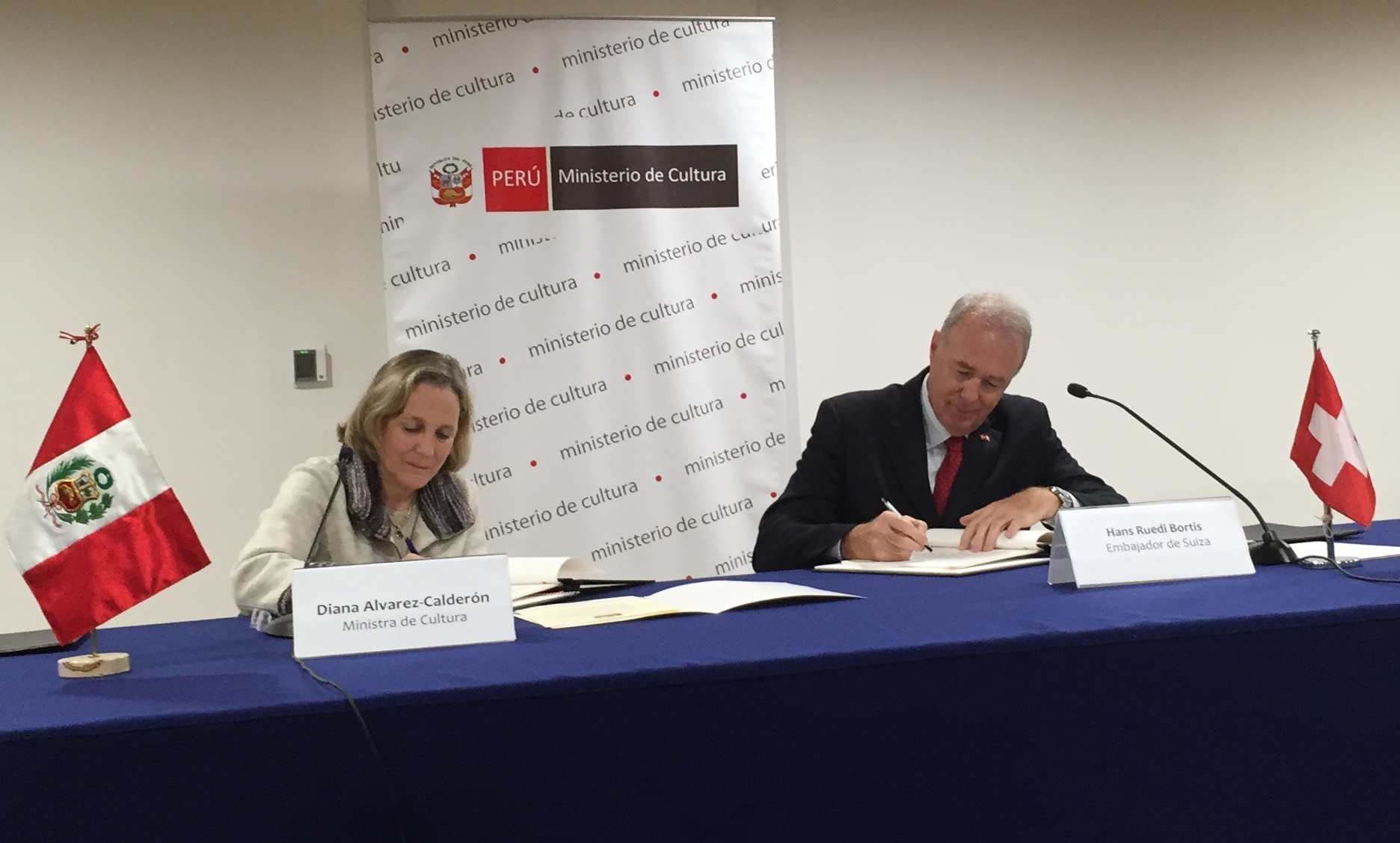 La Suisse et le Pérou signent un accord bilatéral révisé en matière de biens culturels