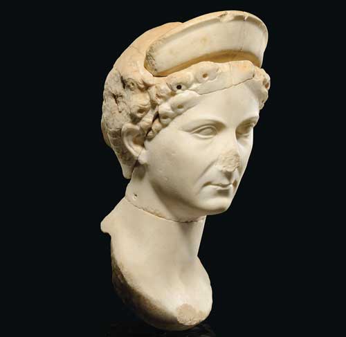 A Roman head is voluntarily returned to Libya by an Italian Collector 