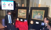 Stolen Gauguin and Bonnard paintings recovered after hanging on factory worker's kitchen wall for 40 years